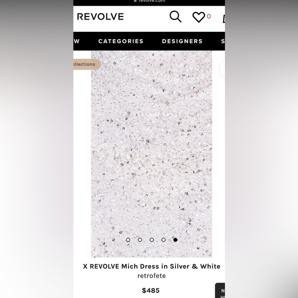 Retrofete Mich Mini Sequin Dress, size M altered to fit a size S - Picture 3 of 9